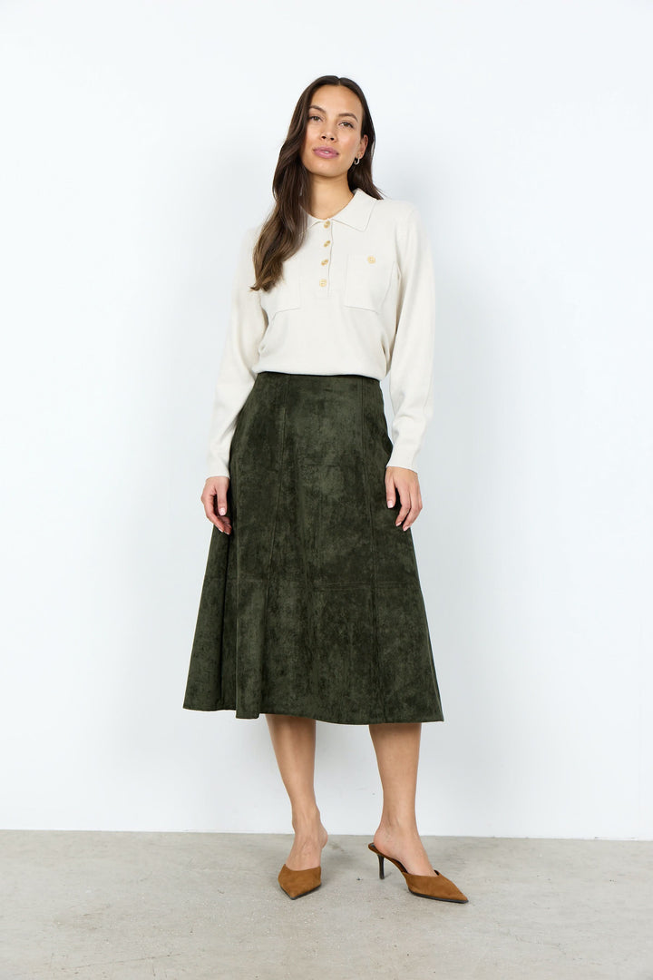 Kanita knit polo sweater with pockets 