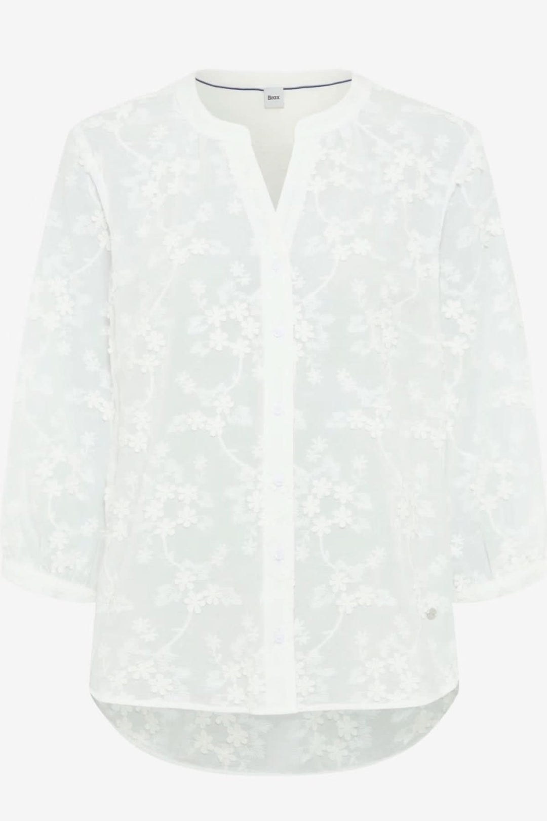 VELIA Lightweight Sweater with Floral Embroidery