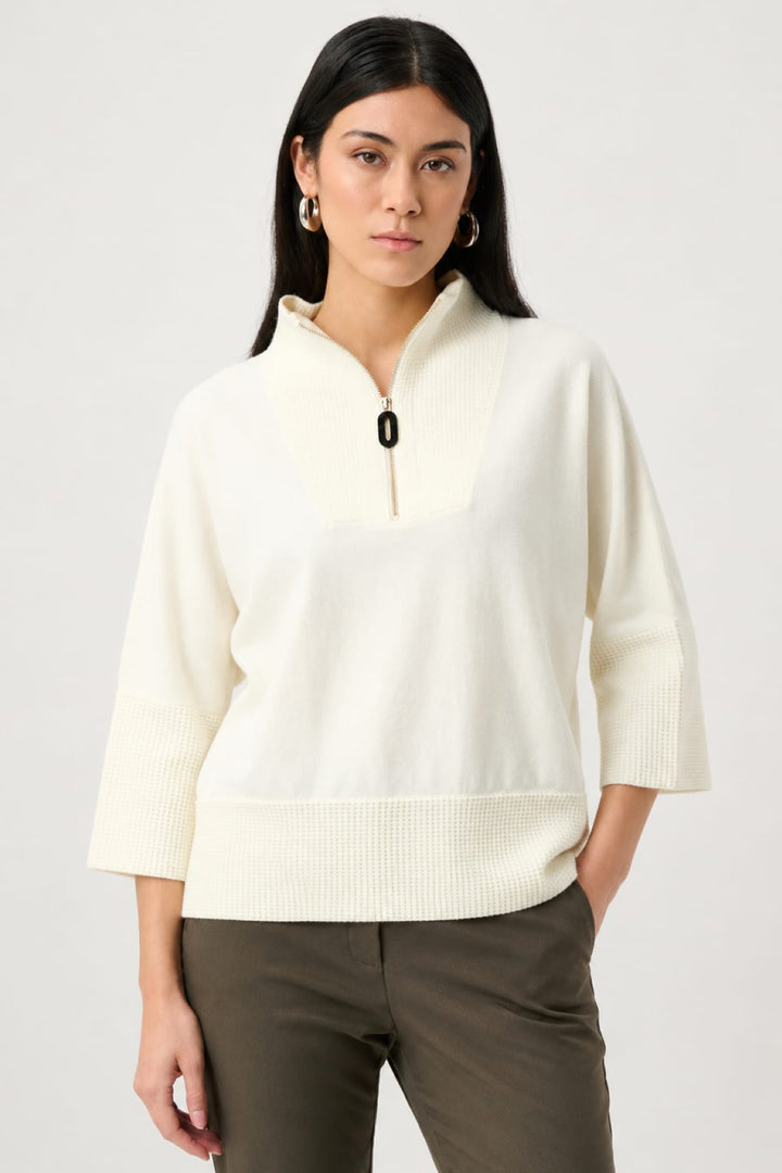 Back view of a black textured knit by Joseph Ribkoff for women - Valérie Simon