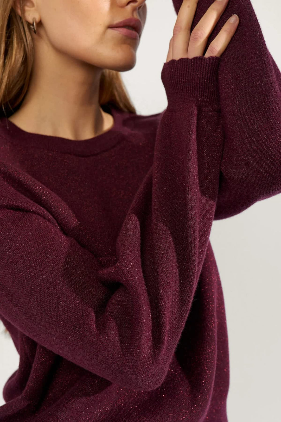 Numph long-sleeve knit for women