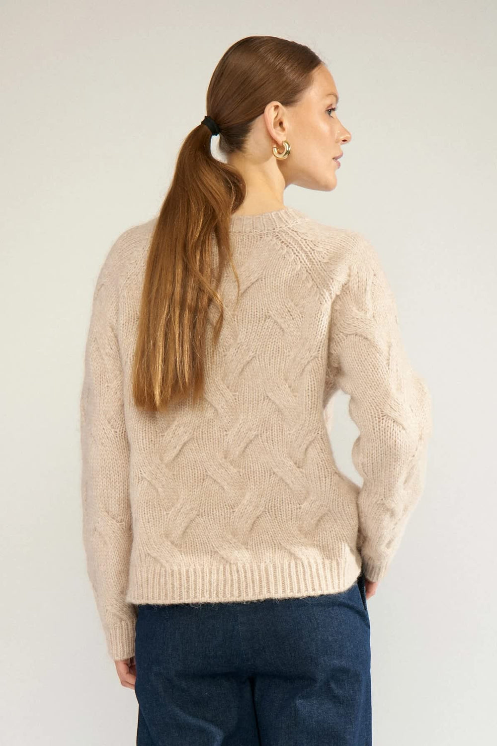 Tricot à torsades pour femme Numph