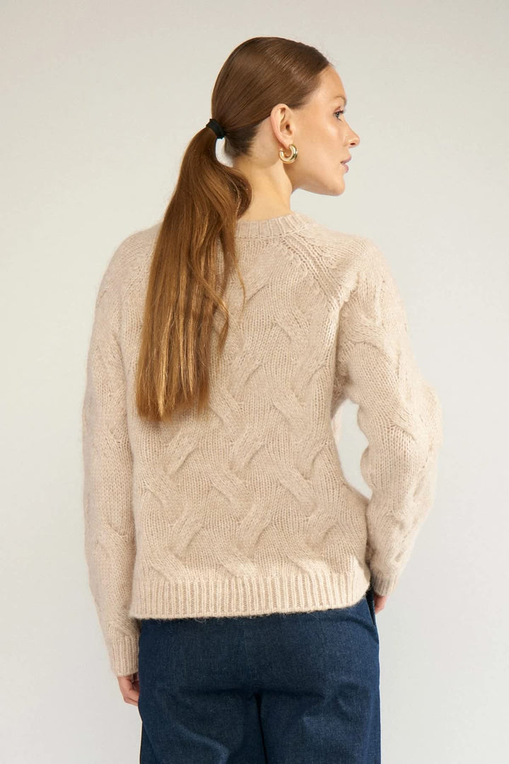 Tricot à torsades pour femme Numph