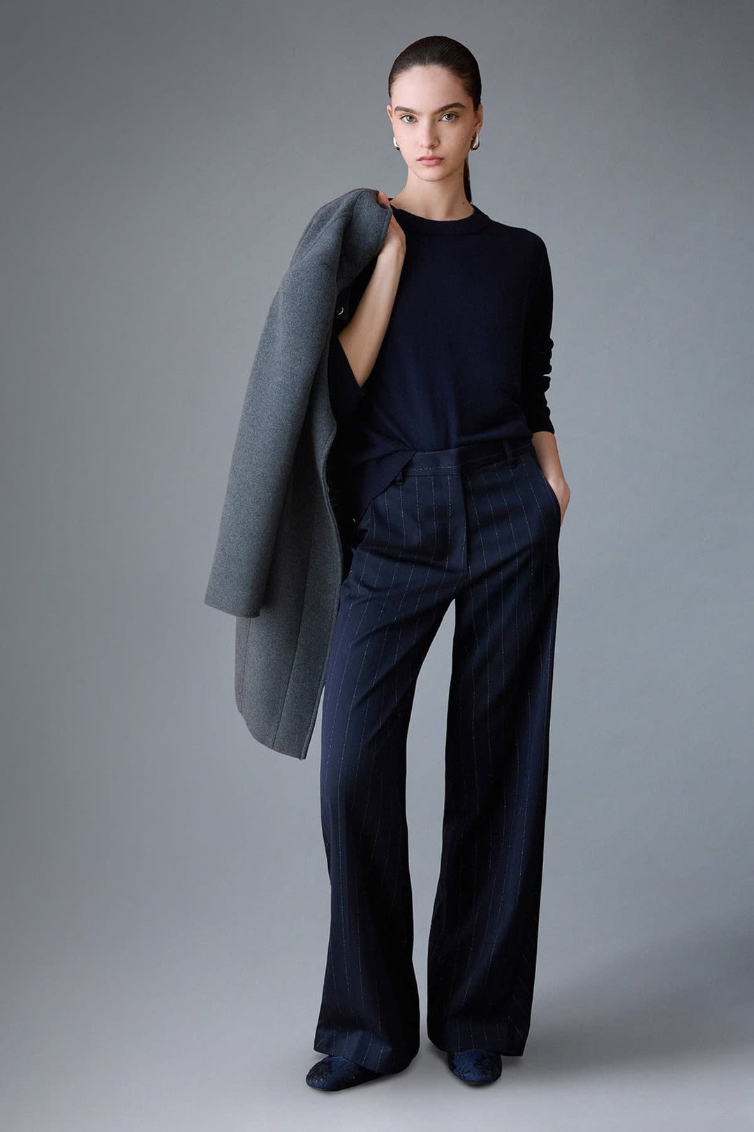 Classic crew-neck knit for women by liujo