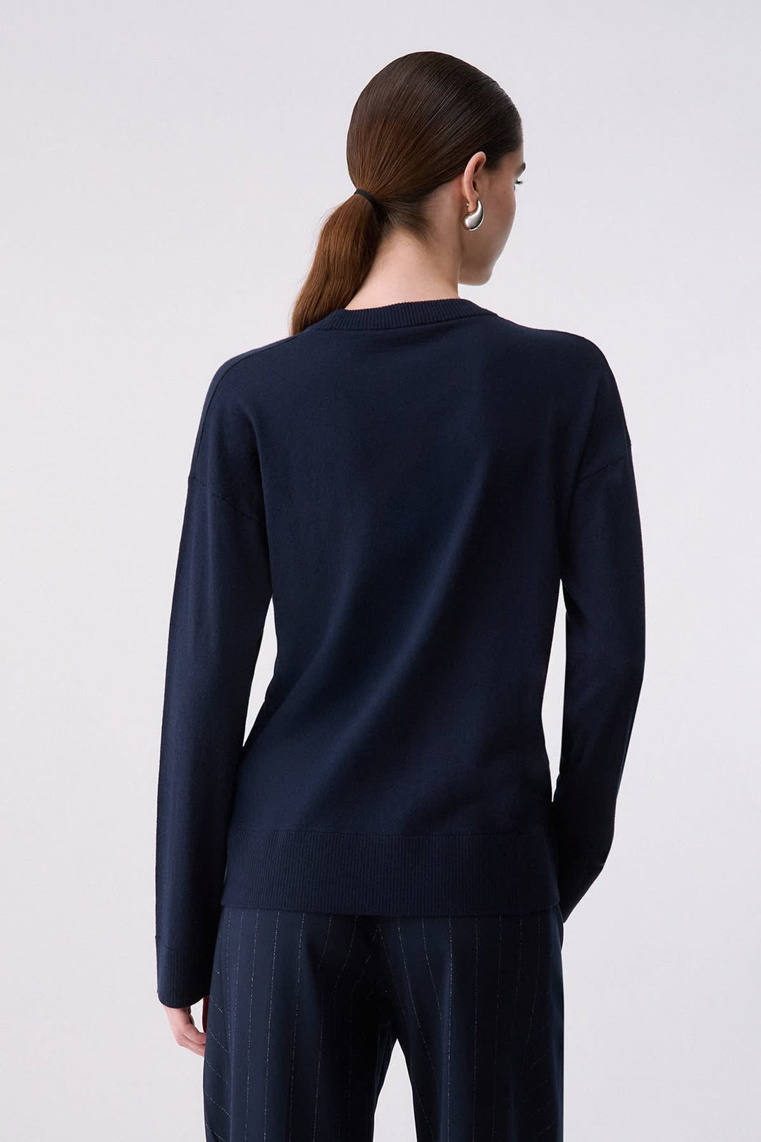 Classic crew-neck knit for women by liujo