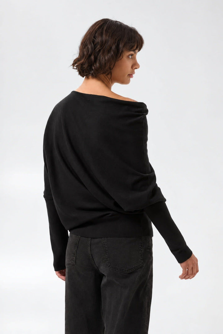 Tricot encolure drapée pour femme Part Two