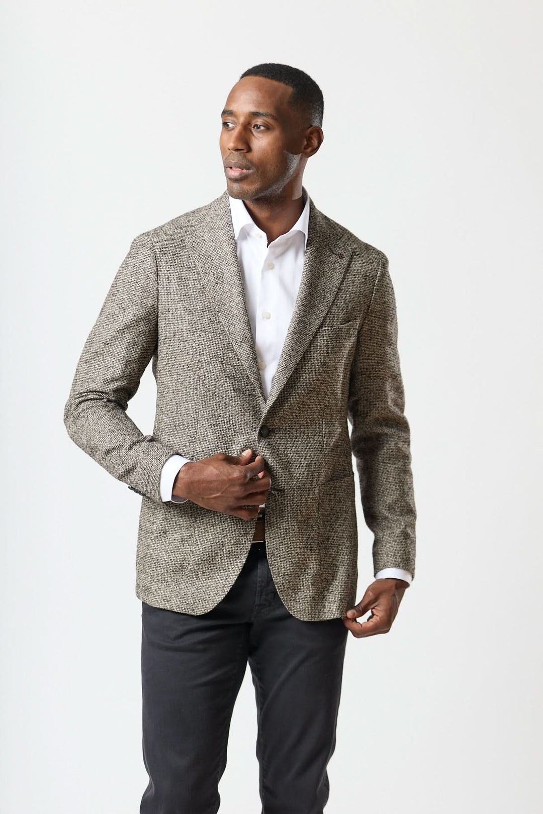 Veston en laine texturée Tagliatore