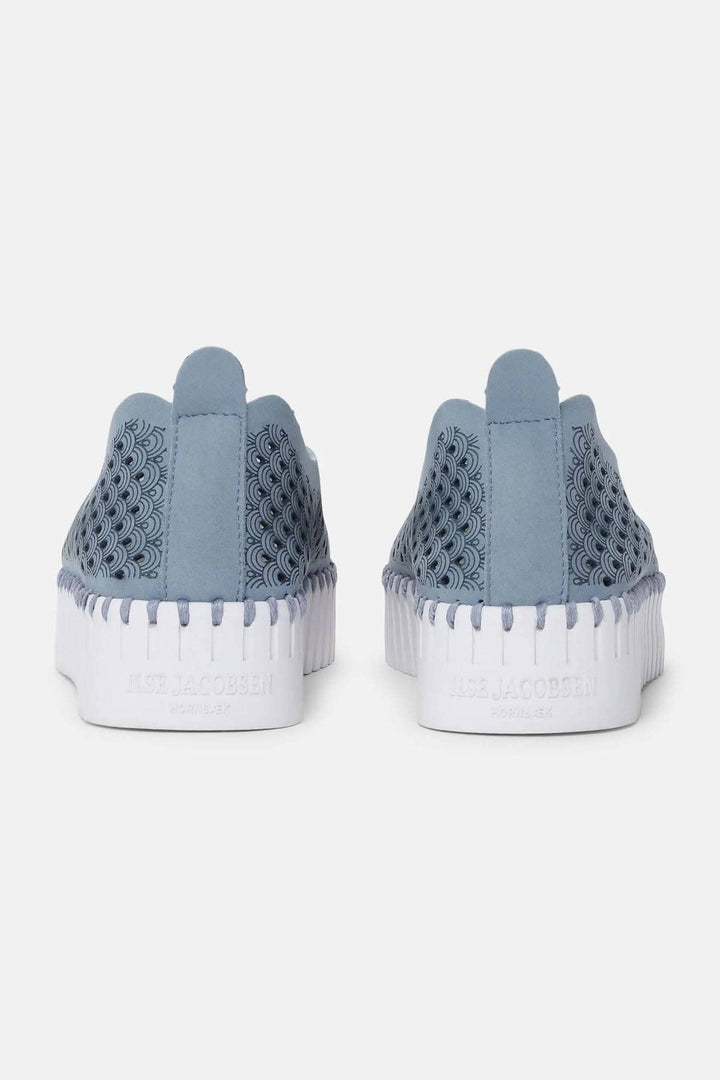 Soulier TULIP3373 vue arrière, confort en tissu découpé au laser et semelle intérieure doublée.