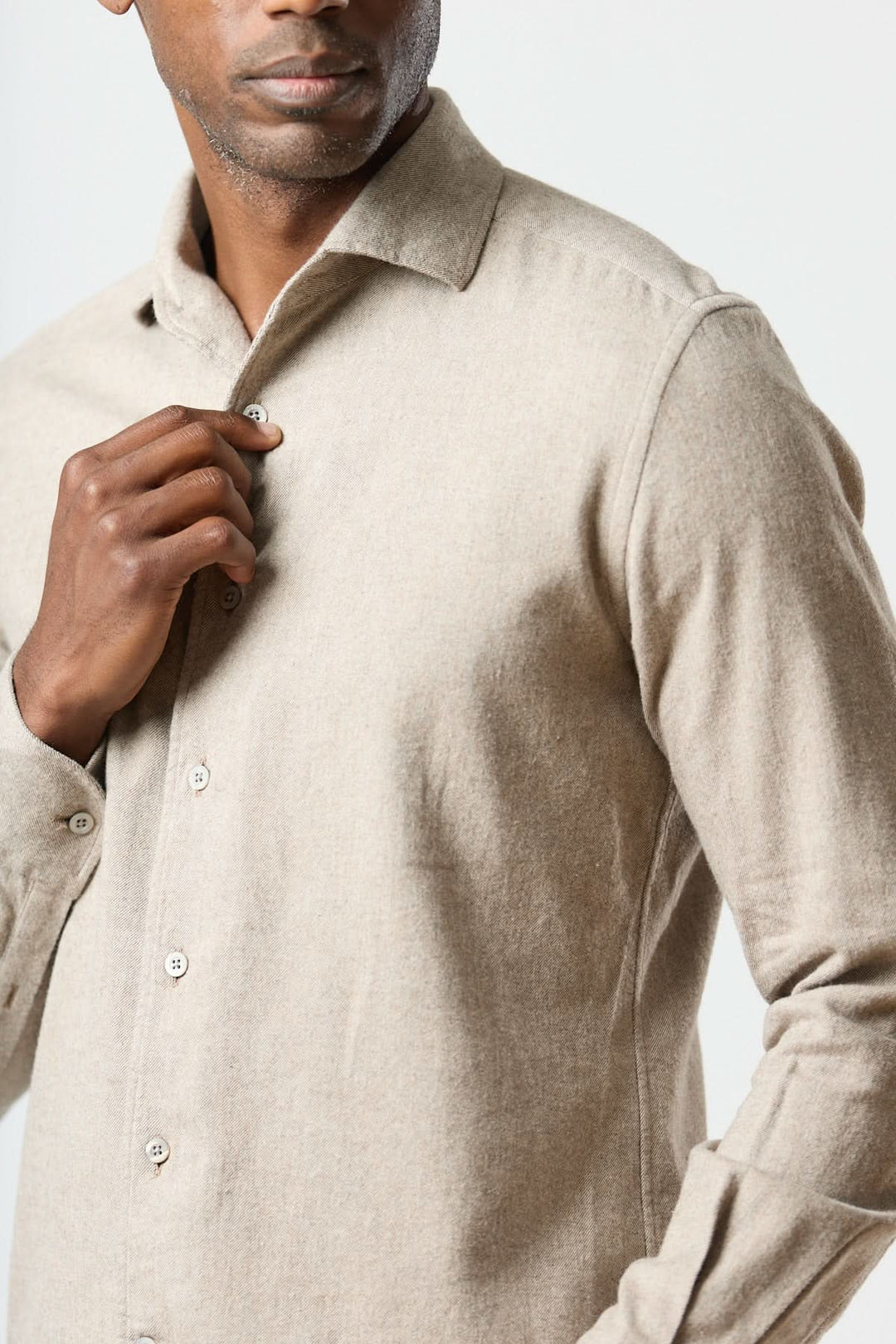 Chemise en flanelle de coton