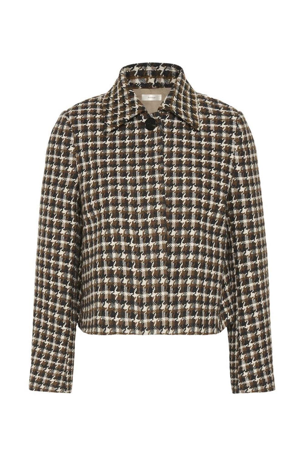 Women's Textured Plaid Jacket Inwear