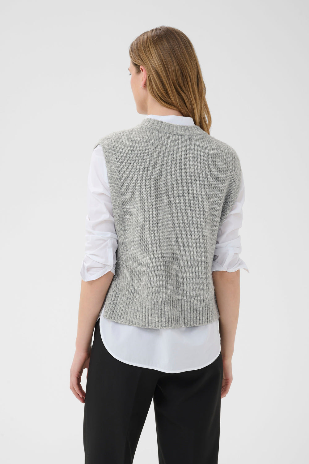 Women's Charlye textured knit sleeveless jacket Part Two