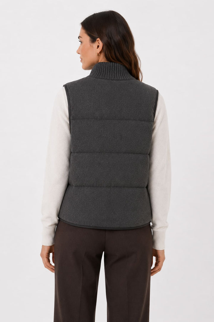 Front view of a gray women&
