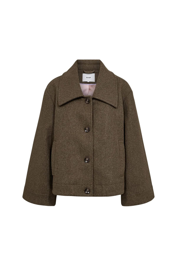 Veste structurée à col large pour femme Numph