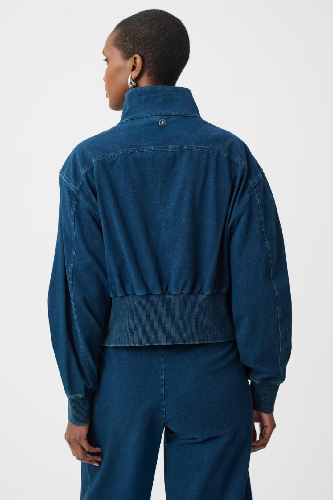 Side view of a black Joseph Ribkoff women&