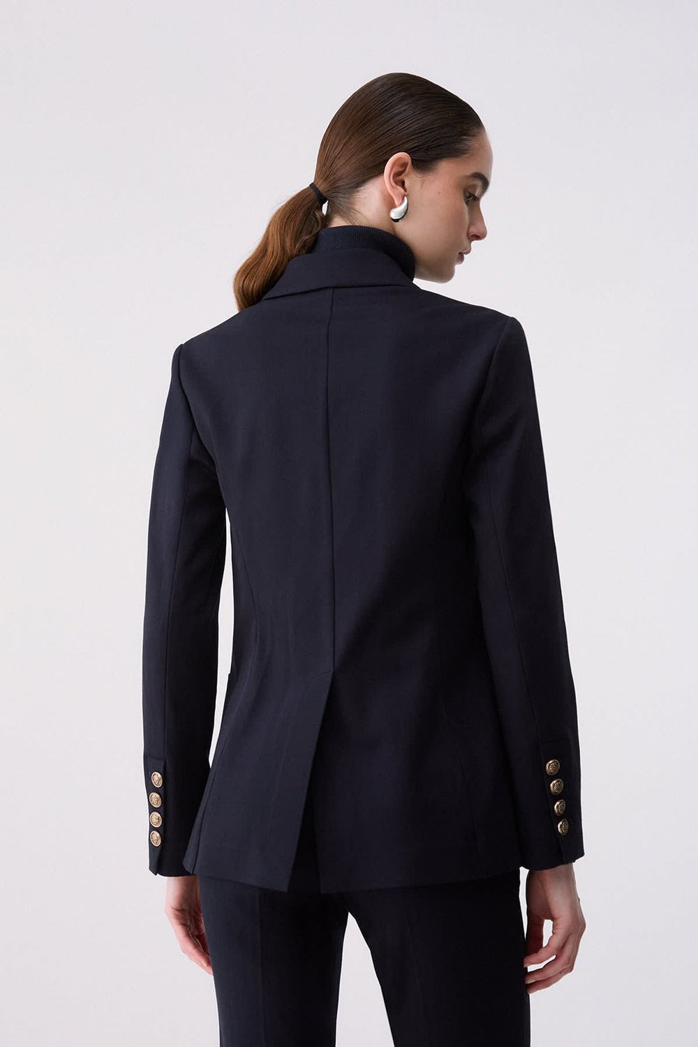 Veston à double boutonnage pour femme liujo