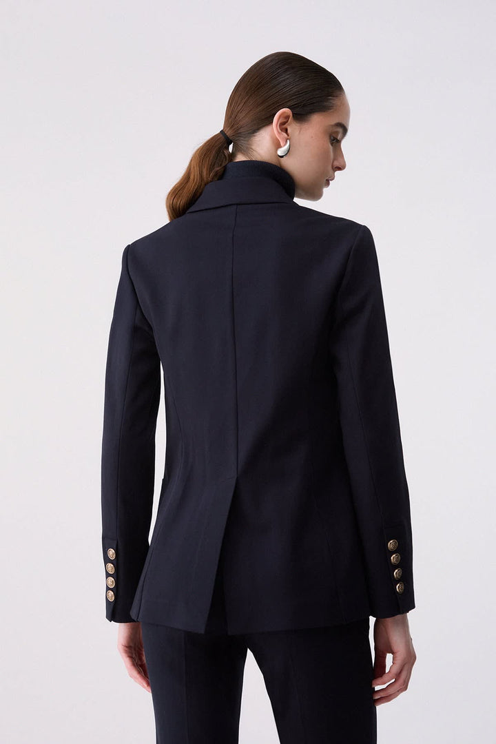 Veston à double boutonnage pour femme liujo