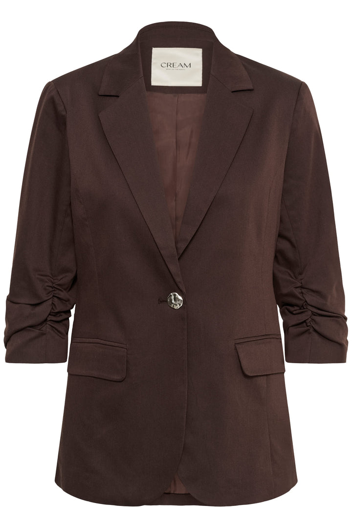 Front view of a beige women&