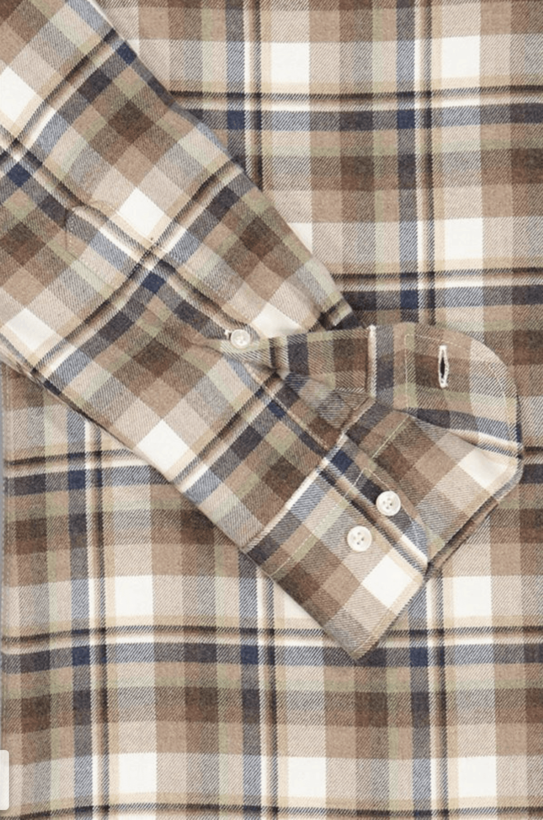 Chemise en flanelle à carreaux multicolores, douce, avec col boutonné classique et manches longues.