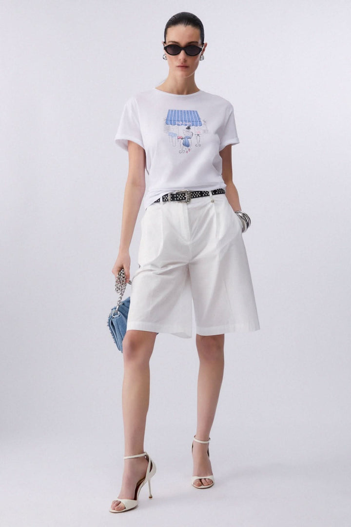 T-shirt à manches courtes avec imprimé graphique