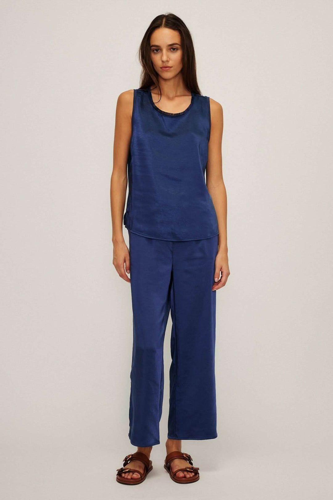 Camisole Vita satinée à encolure dégagée