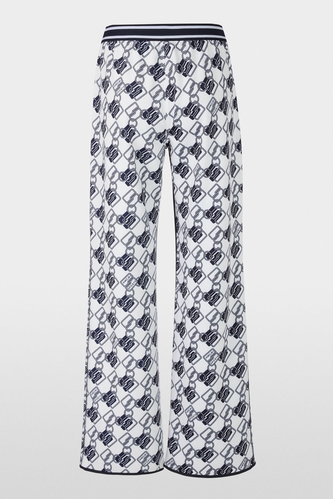 Pantalon de jogging réversible Washington avec imprimé graphique de maillons entrelacés et taille élastique.