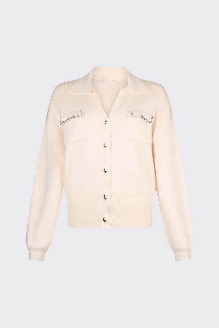 Cardigan en maille avec poches décoratives