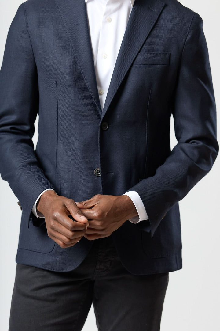 Veston moderne avec gilet zippé intégré