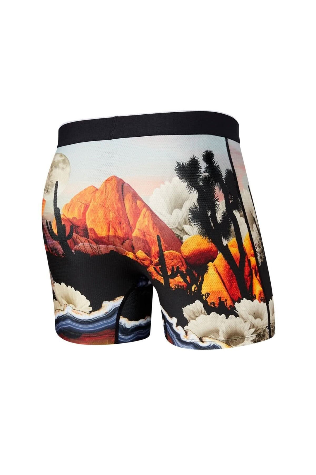 Boxer Volt Joshua Tree à motif vibrant de paysages de déserts, conçu pour le sport et l'entraînement.