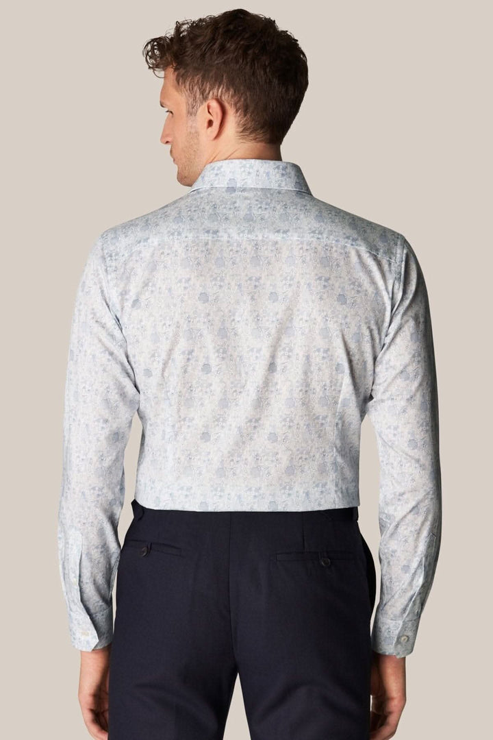 Chemise en twill fin à imprimé &