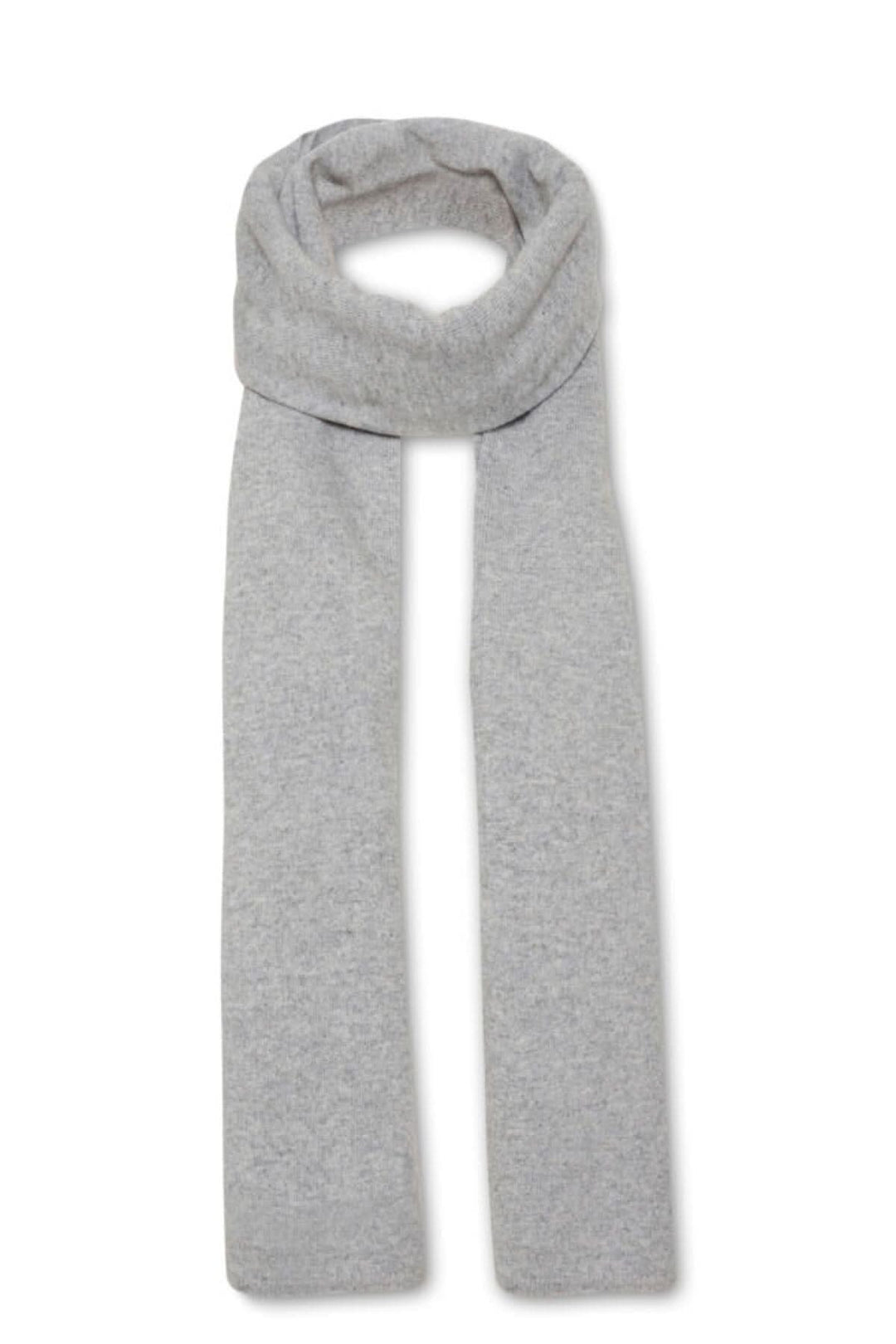 Foulard Torborg en mélange de laine confortable, couleur grise, parfait pour associer avec le chandail Tila.