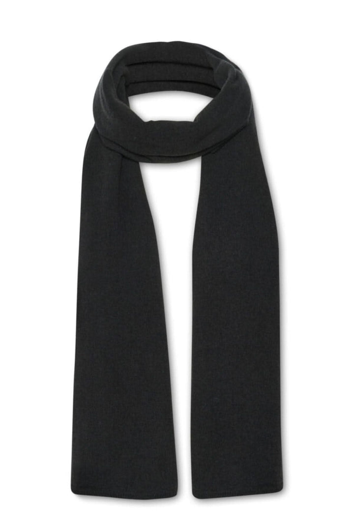 Foulard Torborg en laine confortable, modèle 30307307, couleur noire, longueur élégante pour accessoiriser.