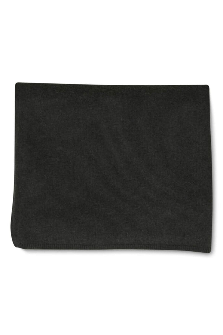Foulard Torborg en mélange de laine doux, couleur noir, idéal pour compléter un look élégant.