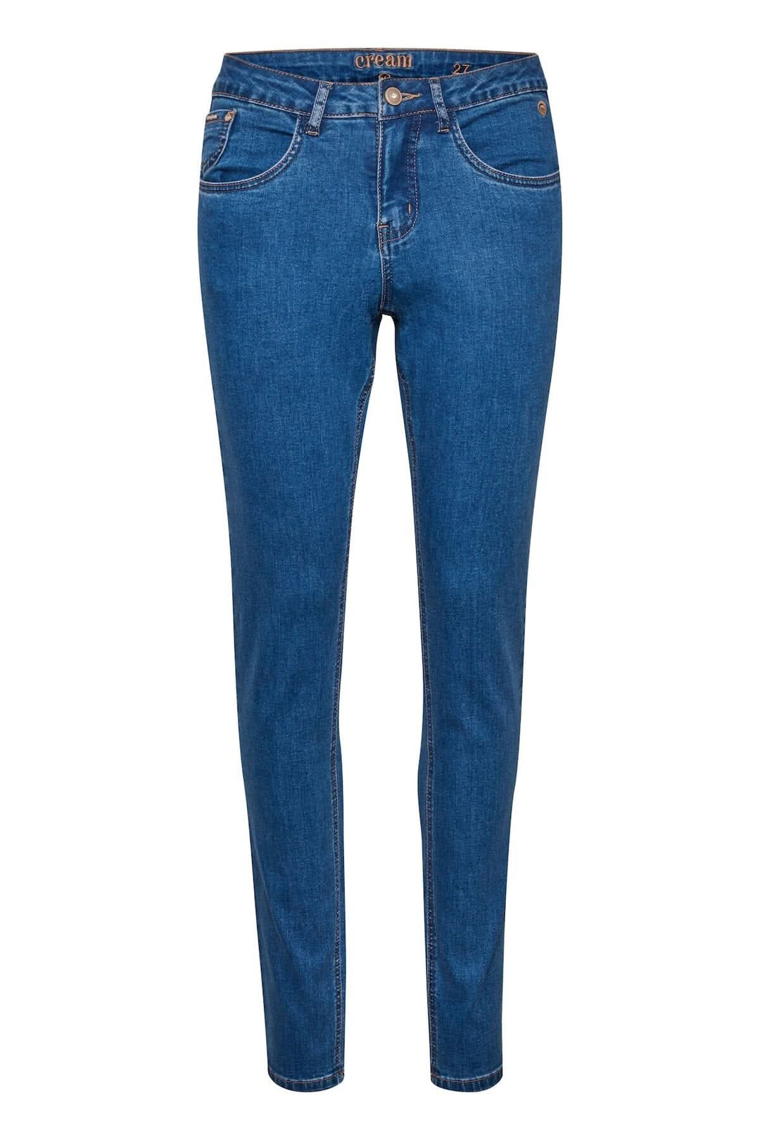 Jean skinny bleu pour femme, coupe régulière, polyvalent, adapté à toutes les occasions