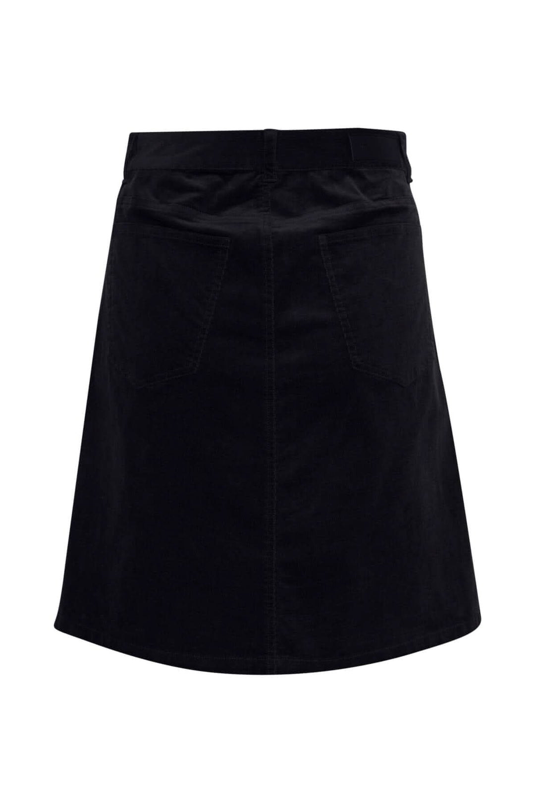 Jupe Rylie de Inwear, en noir, coupe en A, vue arrière, élégante et polyvalente, idéale pour diverses occasions.