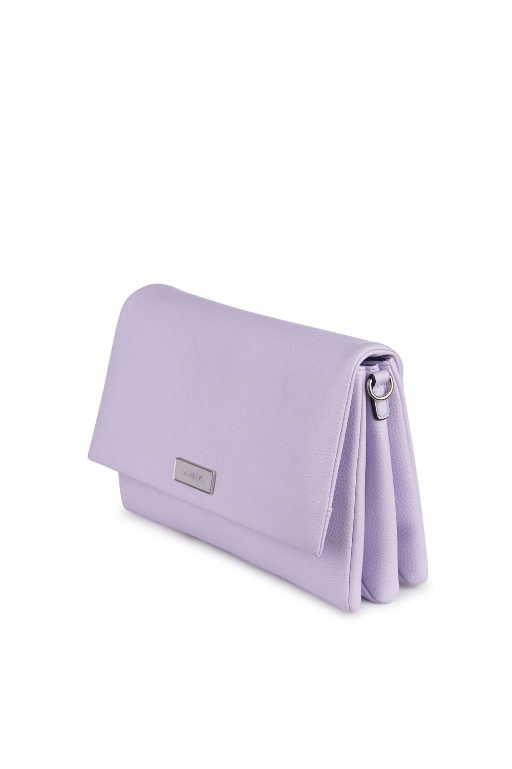 Sac à main Le Valeria en lilas, design élégant avec compartiments pour un rangement optimal.