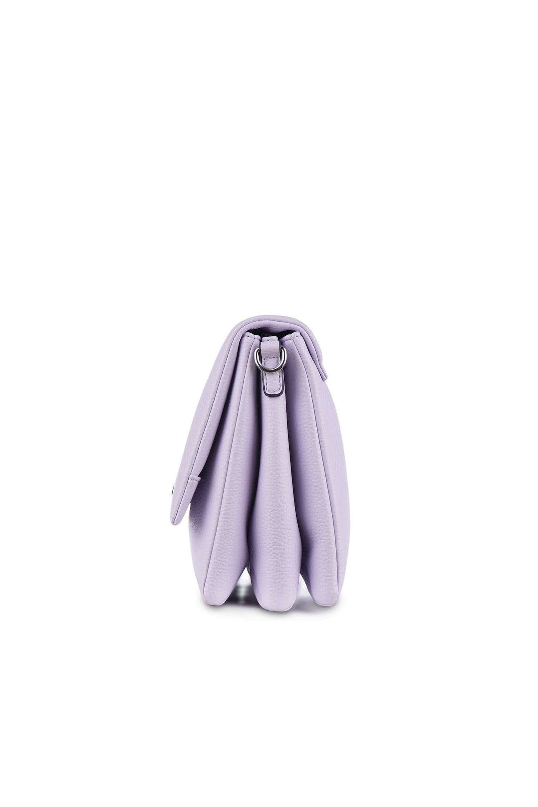 Sac à main Lilas Valeria avec design plié et lanière élégante pour un style moderne et pratique.