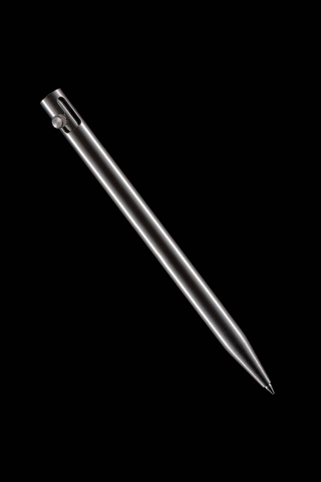 Stylo moderne en métal solide, sans plastique, avec un design impeccable et une recharge d'encre Pilot G-2.