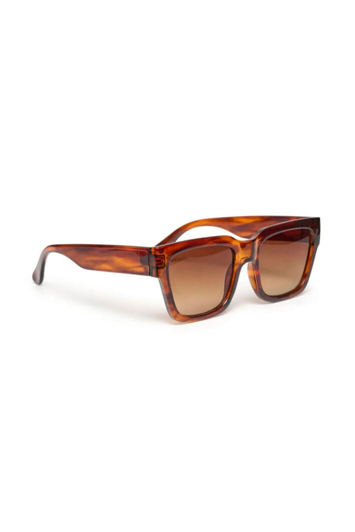 Lunette de soleil Safine en polycarbonate, modèle moderne avec teinte brune, parfait pour toute l&