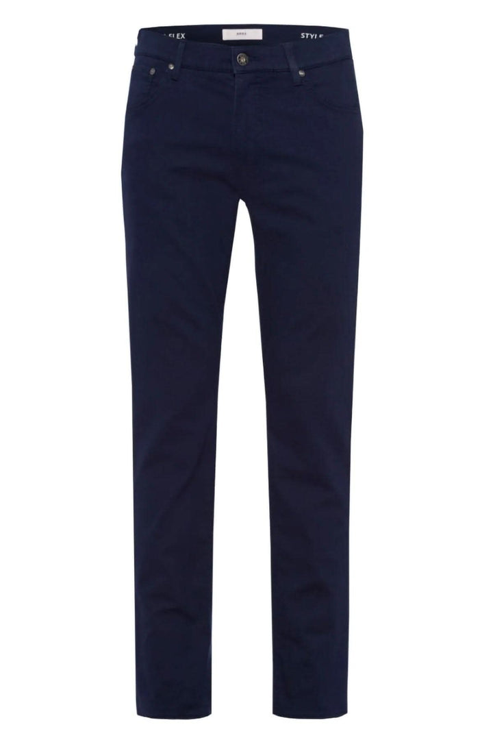 Pantalon en coton pour homme, coupe moderne, confortable et à la mode, couleur marine.