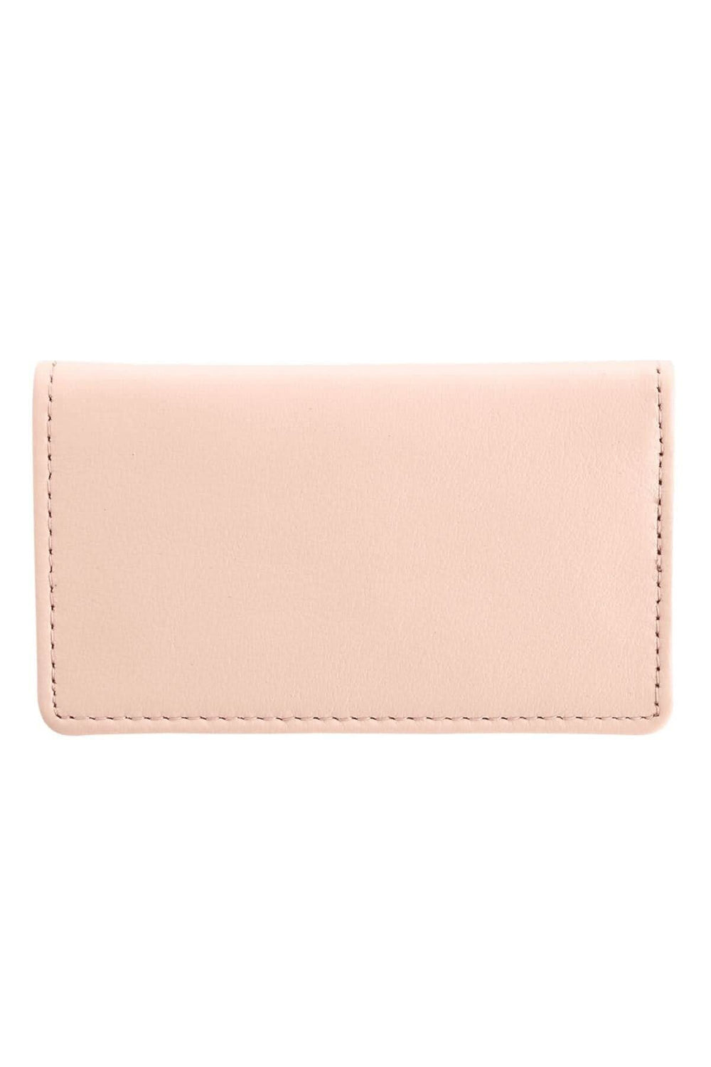 Porte-cartes en cuir Nappa rose, élégant et fonctionnel, pour jusqu'à 10 cartes.