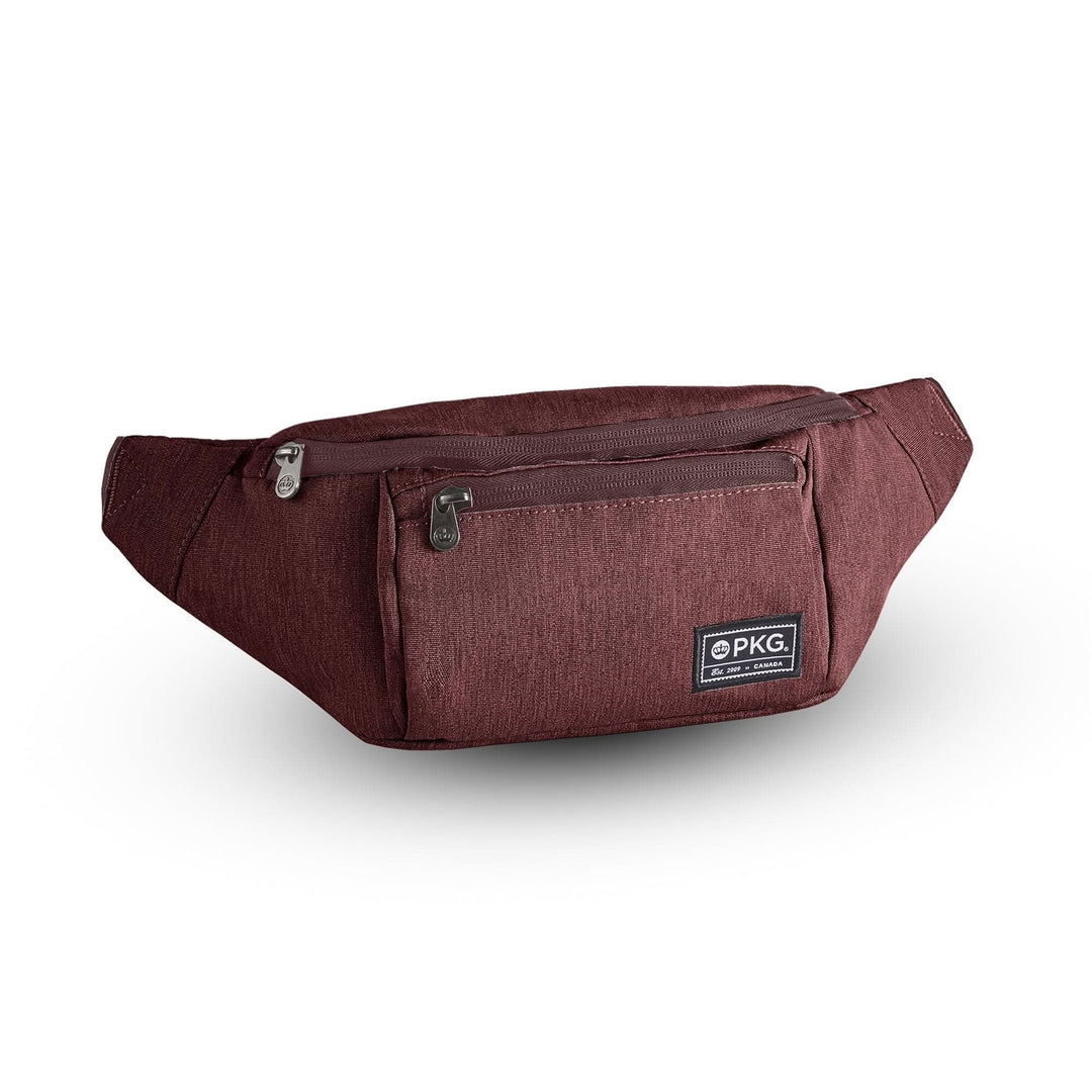 Sac à bandoulière recyclé PKG Bremner en polyester résistant aux intempéries, parfait pour les excursions.