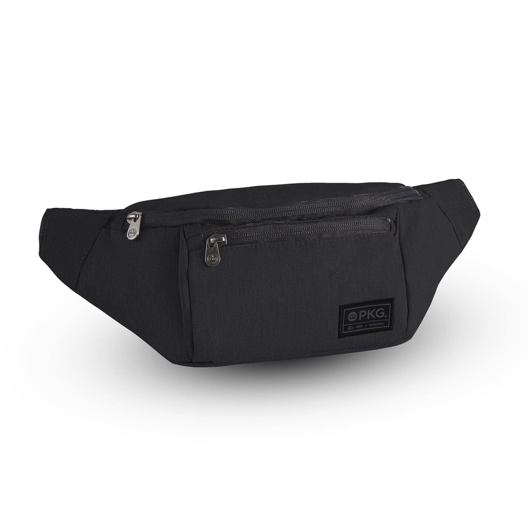 Sac à bandoulière recyclé PKG Bremner, résistant à l'eau avec poches pour excursions et shopping.