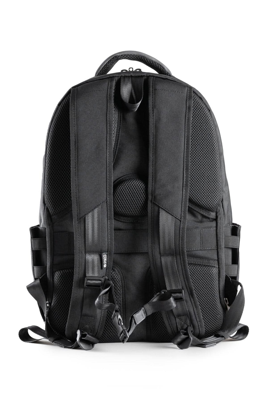 Sac à dos noir Durham Outpost 30L avec bretelles et tissu résistant, conçu pour la durabilité et l'organisation.