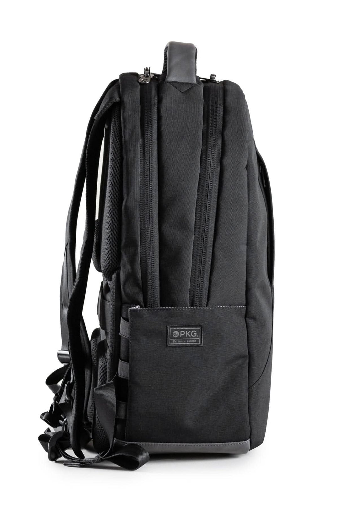 Sac à dos Durham Outpost 30L noir, fabriqué en polyester recyclé, design fonctionnel et résistant aux intempéries.