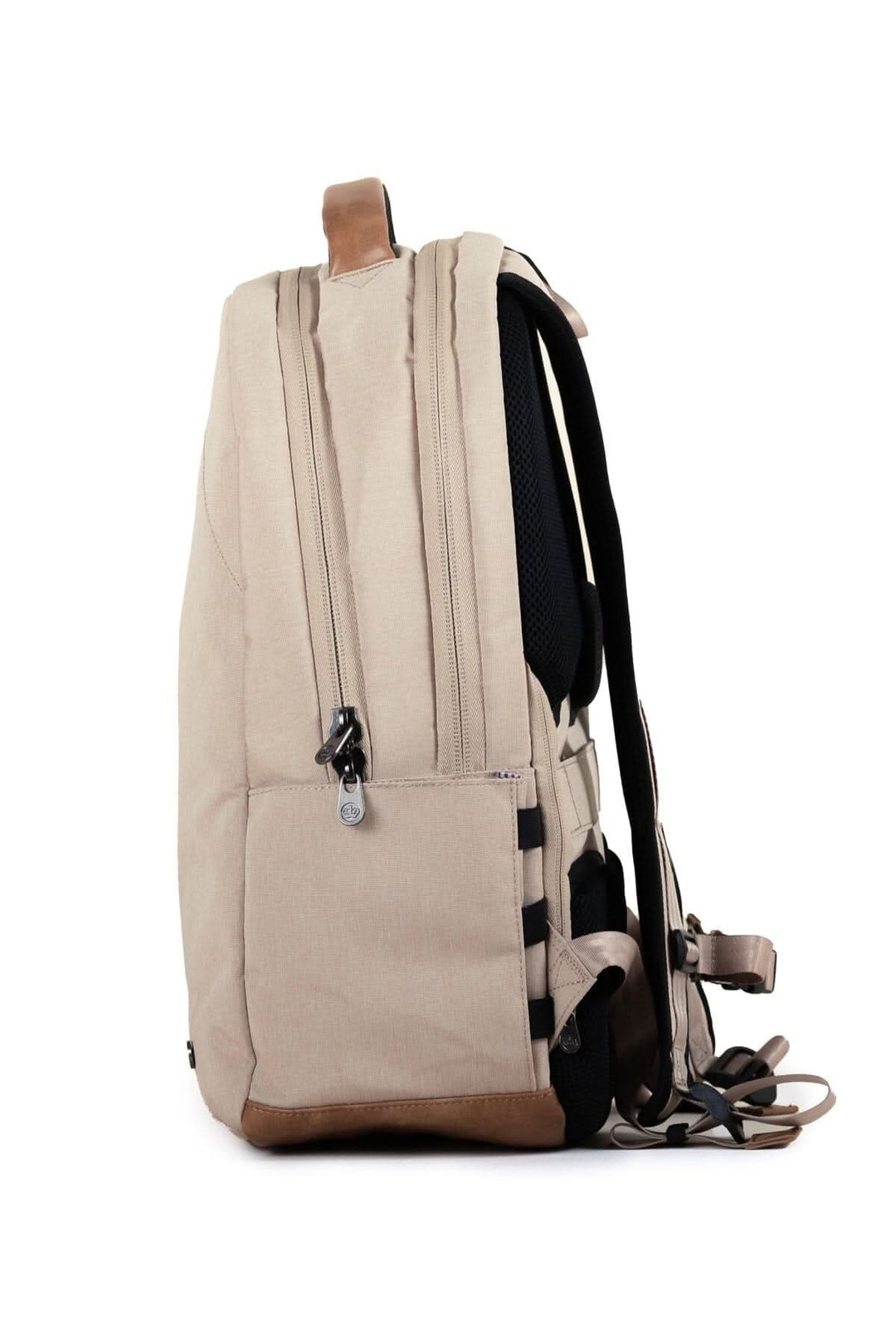 Sac à dos Durham Outpost 30L beige, fabriqué en polyester recyclé avec une grande capacité et des poches organisées.
