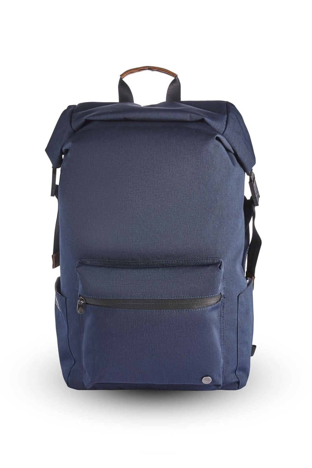 Sac à dos roll-top recyclé PKG Dawson 28L, idéal pour le bureau ou les week-ends avec compartiment ordinateur.