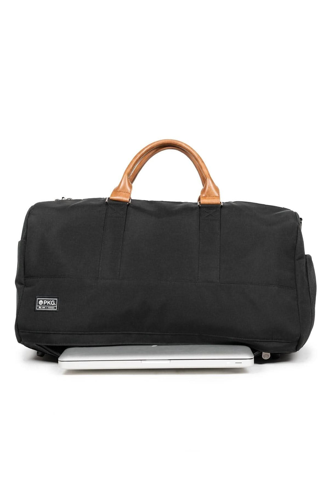 Sac de sport PKG Bishop 42L en polyester recyclé, porte ordinateur, élégant et résistant à l'eau.