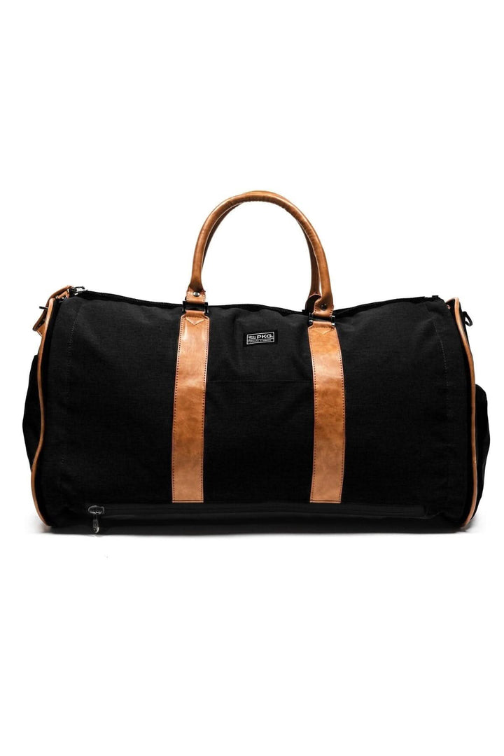 Sac de sport Rosedale 41L en noir avec poignées en cuir, idéal pour voyages et activités quotidiennes.