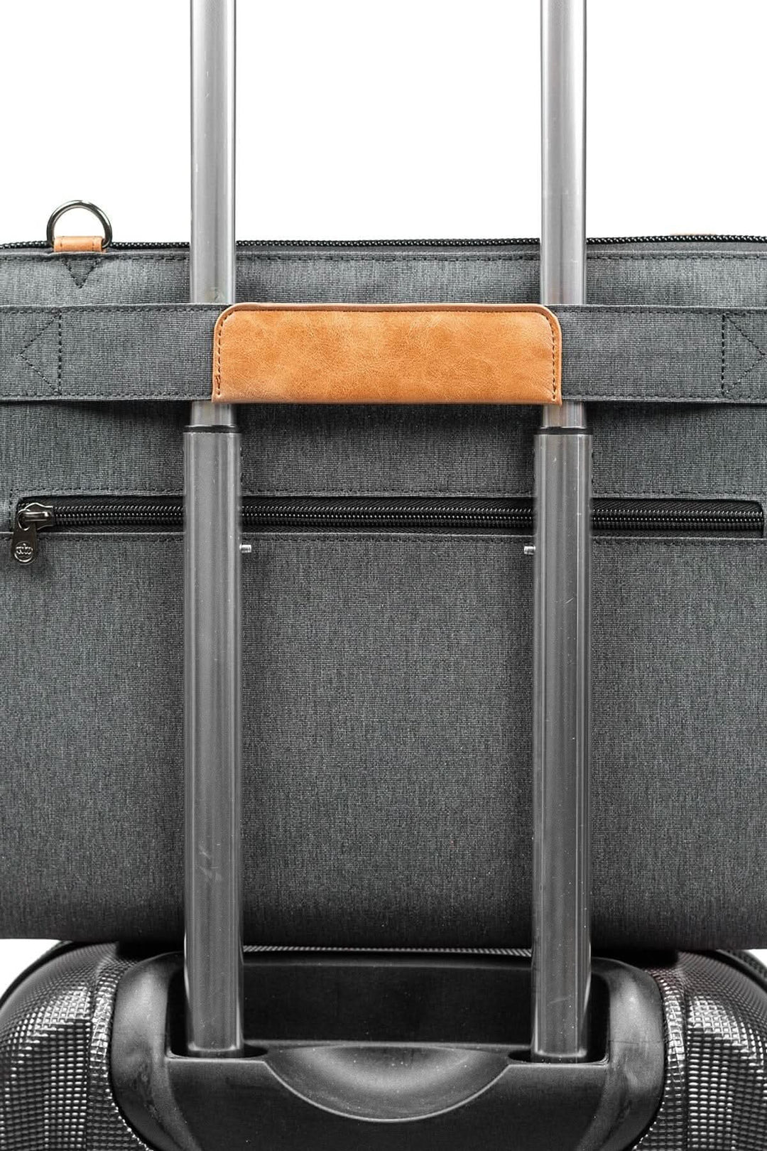 Sac messager Wellington 10L avec sangle de chariot et poches extérieures, design pratique pour le transport.